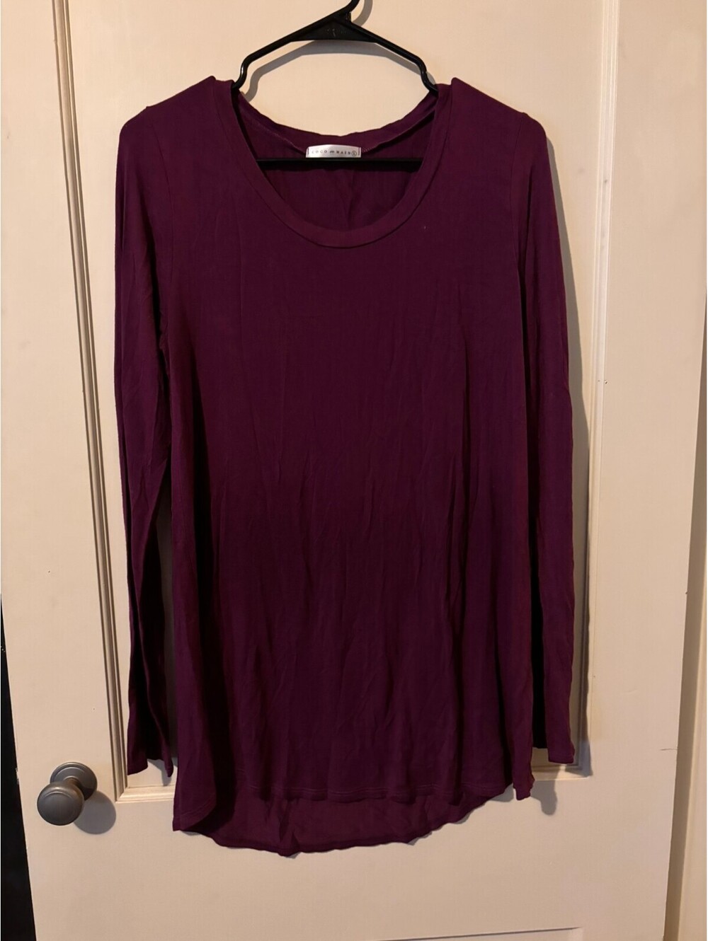 Coco and Main Long Sleeve Purple Shirt